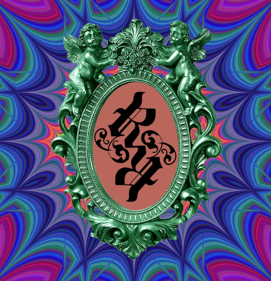 Radical Renaissance emblem in an ornate frame